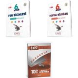 Anla Kazan Yayınları 2027 Limit 6. Sınıf Etkinlikli Fen Bilimleri + Sosyal Bilgiler Soru + Anla Kazan Paragraf Deneme 3'lü Set
