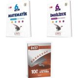 Anla Kazan Yayınları 2027 Limit 6. Sınıf Etkinlikli Matematik + Ingilizce Soru + Anla Kazan Paragraf Deneme 3'lü Set