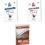 Anla Kazan Yayınları 2027 Limit 6. Sınıf Etkinlikli Matematik + Sosyal Bilgiler Soru + Anla Kazan Paragraf Deneme 3'lü Set