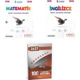 Anla Kazan Yayınları 2027 Limit 8. Sınıf Föyleri Matematik + Ingilizce Konu + Anla Kazan Paragraf Deneme 3'lü Set