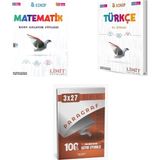 Anla Kazan Yayınları 2027 Limit 8. Sınıf Matematik Föyleri Konu + Türkçe El Kitabı + Anla Kazan Paragraf Deneme 3'lü Set