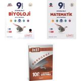 Anla Kazan Yayınları 2027 Limit 9. Sınıf Biyoloji Etkinlikli Maarif + Matematik Soru + Anla Kazan Paragraf Deneme 3'lü Set