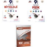 Anla Kazan Yayınları 2027 Limit 9. Sınıf Etkinlikli Maarif Biyoloji + Fizik Soru + Anla Kazan Paragraf Deneme 3'lü Set