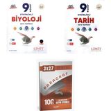 Anla Kazan Yayınları 2027 Limit 9. Sınıf Etkinlikli Maarif Biyoloji + Tarih Soru + Anla Kazan Paragraf Deneme 3'lü Set