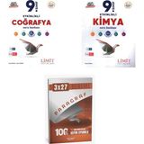 Anla Kazan Yayınları 2027 Limit 9. Sınıf Etkinlikli Maarif Coğrafya + Kimya Soru + Anla Kazan Paragraf Deneme 3'lü Set