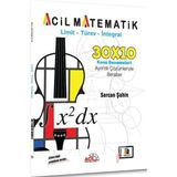 Anla Kazan Yayınları Acil 2026 Ayt Limit Türev Integral 30 x 10 Konu Denemeleri