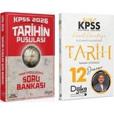 Anla Kazan Yayınları Cba + Dijika 2026 Kpss Tarihin Pusulası Soru Bankası + 12 Deneme 2 Li Set - Ismail Adıgüzel, Kemal Karakaya Cba + Dijika Yayınları
