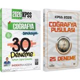 Anla Kazan Yayınları Cba + Indeks 2026 Kpss Coğrafya Pusulası 25+30 Deneme 2 Li Set - Barış Salt, Alican Demir Cba + Indeks Akademi Yayınları