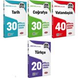 Anla Kazan Yayınları Data 2026 Kpss Tarih + Coğrafya + Vatandaşlık + Türkçe Ultra 120 Deneme 4 Lü Set Data Yayınları