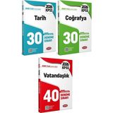 Anla Kazan Yayınları Data 2026 Kpss Tarih + Coğrafya + Vatandaşlık Ultra 100 Deneme 3 Lü Set Data Yayınları