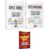 Anla Kazan Yayınları Data Yayınları Kpss Türkçe+Matematik Özet Bilgi Kartları+Evp Akademi Tyt Paragraf Rest 17 x 21 Deneme