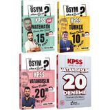 Anla Kazan Yayınları Dizgi 2026 Kpss Vatandaşlık + Türkçe + Matematik Deneme ve Deli Defteri Vatandaşlık Deneme 4 Lü Set