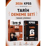 Anla Kazan Yayınları Dizgi Kitap 2026 Kpss Tarih 20 Deneme & Kpss Tarih 6 Deneme Evp Akademi Seti