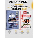 Anla Kazan Yayınları Dizgi Kitap 2026 Kpss Vatandaşlık Çıkmış Sorular & Kpss Vatandaşlık 30 Deneme Indeks Akademi Seti