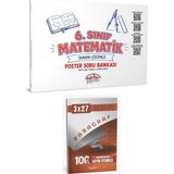 Anla Kazan Yayınları Editör 2027 6. Sınıf Matematik Poster Soru Bankası Çözümlü+ Anla Kazan Paragraf