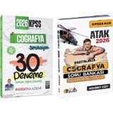 Anla Kazan Yayınları Eğit + Indeks 2026 Kpss Haritalarla Atak Coğrafya Soru Bankası + 30 Deneme 2 Li Set - Mehmet Eğit, Alican Demir Eğit + Indeks Akademi Yayıncılık
