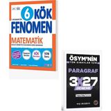 Anla Kazan Yayınları Fenomen 2027 6. Sınıf Matematik Kök Soru Bankası+ Evp Akademi Paragraf