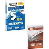 Anla Kazan Yayınları Günay 2027 5. Sınıf Matematik Bumerang 32 Haftalık Denemeleri+Anla Kazan Paragraf Deneme