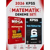 Anla Kazan Yayınları Hoca Kafası 2026 Kpss Matematik Deneme & Kpss Matematik 6 Deneme Evp Akademi Seti
