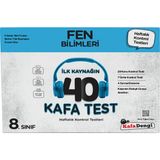 Anla Kazan Yayınları Kafa Dengi Yayınları 8. Sınıf Fen Bilimleri Ilk Kaynağın 40 Kafa Test
