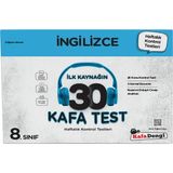 Anla Kazan Yayınları Kafa Dengi Yayınları 8. Sınıf Ingilizce Ilk Kaynağın 30 Kafa Test