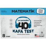 Anla Kazan Yayınları Kafa Dengi Yayınları 8. Sınıf Matematik Ilk Kaynağın 40 Kafa Test