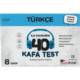 Anla Kazan Yayınları Kafa Dengi Yayınları 8. Sınıf Türkçe Ilk Kaynağın 40 Kafa Test