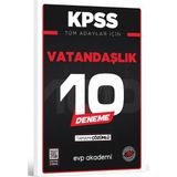 Anla Kazan Yayınları Kpss Tüm Adaylar Için Vatandaşlık 10 Deneme Tamamı Çözümlü Evp Akademi