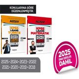 Anla Kazan Yayınları Marka 2026 Kpss Lisans Türkçe + Matematik Çıkmış Sorular Son 8 Yıl Konularına Göre 2 Li Set Arşiv Serisi Marka Yayınları