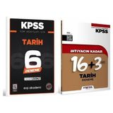 Anla Kazan Yayınları Marka + Evp Ihtiyacın Kadar Kpss Tarih 19+6 Deneme 2 Li Set