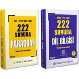 Anla Kazan Yayınları Öğreti Kpss Meb-Ags Ales Dgs 222 Soruda Paragraf + Dil Bilgisi Soru Bankası 2 Li Set - Mikail Şan Öğreti Akademi