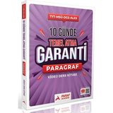 Anla Kazan Yayınları Paraf 2026 Yks Tyt Msü Dgs Ales Paragraf 10 Günde Temel Atma Garanti Video Ders Kitabı