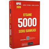 Anla Kazan Yayınları Pegem 2026 Kpss Genel Yetenek Genel Kültür Efsane 5000 Soru Bankası Çözümlü