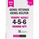 Anla Kazan Yayınları Pegem 2026 KPSS Genel Yetenek Genel Kültür Türkiye Geneli 3 Deneme Seti