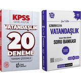 Anla Kazan Yayınları Pegem + Deli Defteri 2026 Kpss Vatandaşlık Ezberbozan Soru Bankası + 20 Deneme 2 Li Set Pegem Akademi + Deli Defteri Yayınları