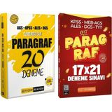 Anla Kazan Yayınları Pegem + Evp 2026 Kpss Meb-Ags Ales Dgs Paragraf Ezberbozan + Risk 20+21 Deneme 2 Li Set Pegem + Evp Akademi Yayınları