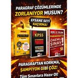 Anla Kazan Yayınları Pegem Ezberbozan Paragraf Soru Bankası & Son 11 Yılda Paragrafta Kullanılan Önemli Sınav Kelimeleri & Birebir Kpss Paragraf 15 Deneme Yargı Seti
