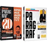 Anla Kazan Yayınları Retro + Indeks 2026 Kpss Ales Dgs Tyt Ayt Paragraf Soru Bankası + 20 Deneme 2 Li Set - Aker Kartal, Berk Ekici Retro + Indeks Akademi Yayıncılık
