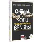 Anla Kazan Yayınları Yargı 2026 Kpss Meb-Ags Ales Dgs Sözel Mantık Orijinal Soru Bankası Çözümlü