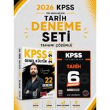 Anla Kazan Yayınları Yargı 2026 Kpss Tarih 22 Deneme & Kpss Tarih 6 Deneme Evp Akademi Seti