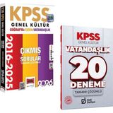 Anla Kazan Yayınları Yargı 2026 Kpss Tarih-Coğrafya-Vatandaşlık 2016-2026 Konu Konu Çıkmış Sorular & Kpss Vatandaşlık 20 Deneme Deli Defteri Yayınları Seti