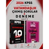 Anla Kazan Yayınları Yargı 2026 Kpss Vatandaşlık Çıkmış Sorular & Kpss Vatandaşlık 10 Deneme Evp Akademi Seti