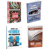 Anla Kazan Yayınları Yargı 2026 Kpss ve Diğer Tüm Sınavlara Yönelik Vatandaşlık Soru Bankası + Retro Kpss Vatandaşlık 26 Deneme + Dizgi Kitap Kpss Vatandaşlık Çıkmış Sorular Seti