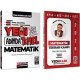 Anla Kazan Yayınları Yediiklim 2026 Kpss Dgs Ales Tyt 7 Yedi Adımda Temel Matematik Konu Anlatımlı Soru Bankası + Tekrar Kampı 2 Li Set - Mehmet Bilge Yıldız Yediiklim Yayınları