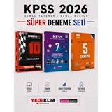 Anla Kazan Yayınları Yediiklim 2026 Kpss Genel Yetenek Genel Kültür 17 Deneme & Pegem Kpss 5 Deneme Seti