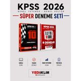 Anla Kazan Yayınları Yediiklim 2026 Kpss Genel Yetenek Genel Kültür Tamamı Çözümlü 18 Li Deneme Seti