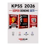 Anla Kazan Yayınları Yediiklim 2026 Kpss Genel Yetenek Genel Kültür Tamamı Çözümlü 23 Lü Deneme Seti