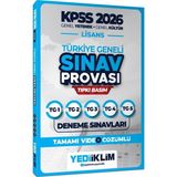 Anla Kazan Yayınları Yediiklim 2026 Kpss Lisans Gy Gk Türkiye Geneli Video Çözümlü Denemeler