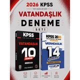 Anla Kazan Yayınları Yediiklim 2026 Kpss Önlisans Vatandaşlık 14 Deneme & Kpss Vatandaşlık 10 Deneme Evp Akademi Seti