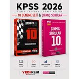 Anla Kazan Yayınları Yediiklim 2026 Kpss Son Viraj Gk Gy 10 Deneme & Pegem Kpss Çıkmış Sorular 10 Yıl Seti